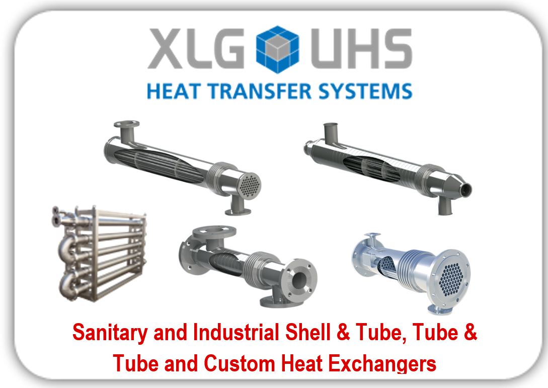 XLG Thermal | Sanitary and Industrial Shell & Tube, Tube & Tube, and Custom Heat Exchangers