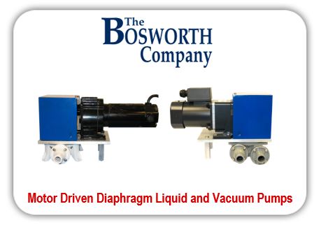 Bosworth | Motor Driven Diaphragm Liquid and Vacuum Pumps